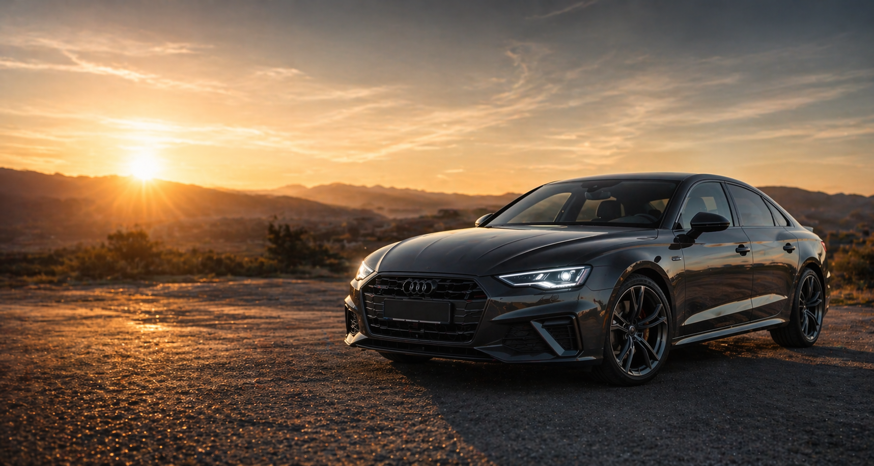 Premium-Fahrzeuge im Showroom